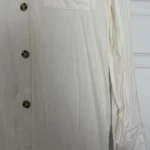 Thumbnail for Long linen-effect dress
