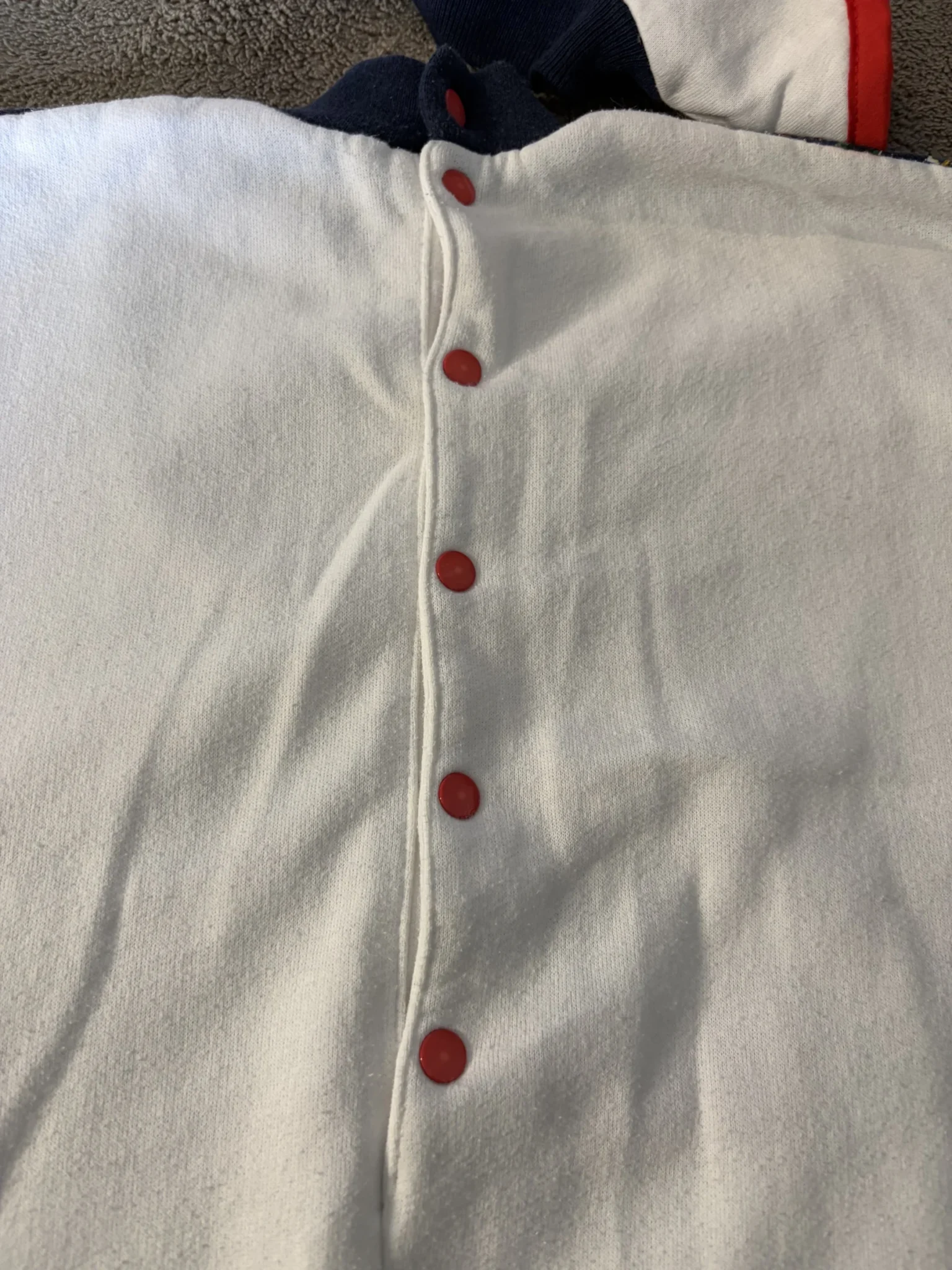 Image for MINIMAXI vintage baby pyjama and beret set – Made in Canada – 12 months