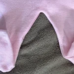 Thumbnail for Crackerjack vintage pink and white knitted romper – 6 months