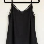 Featured thumbnail for Black Babaton tank top with tulle panels – Size M