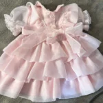 Thumbnail for Stunning Little Princess Vintage Party Dress – 1980s (Made in Canada)