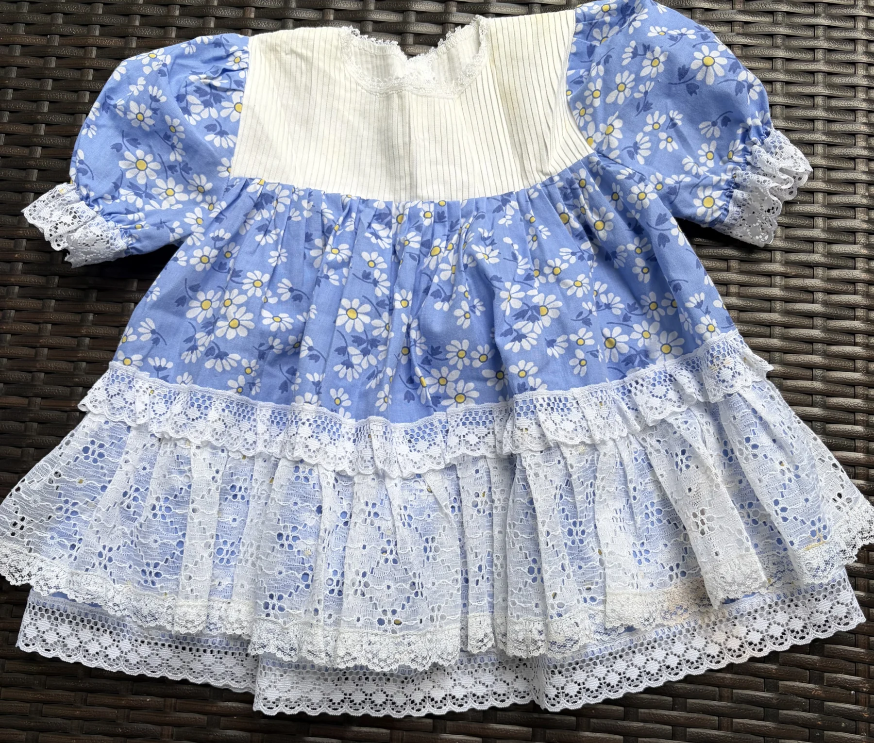 Stunning Vintage Babydoll Dress – Cottagecore/Prairie Style (1970s–1980s) *Other seconde main