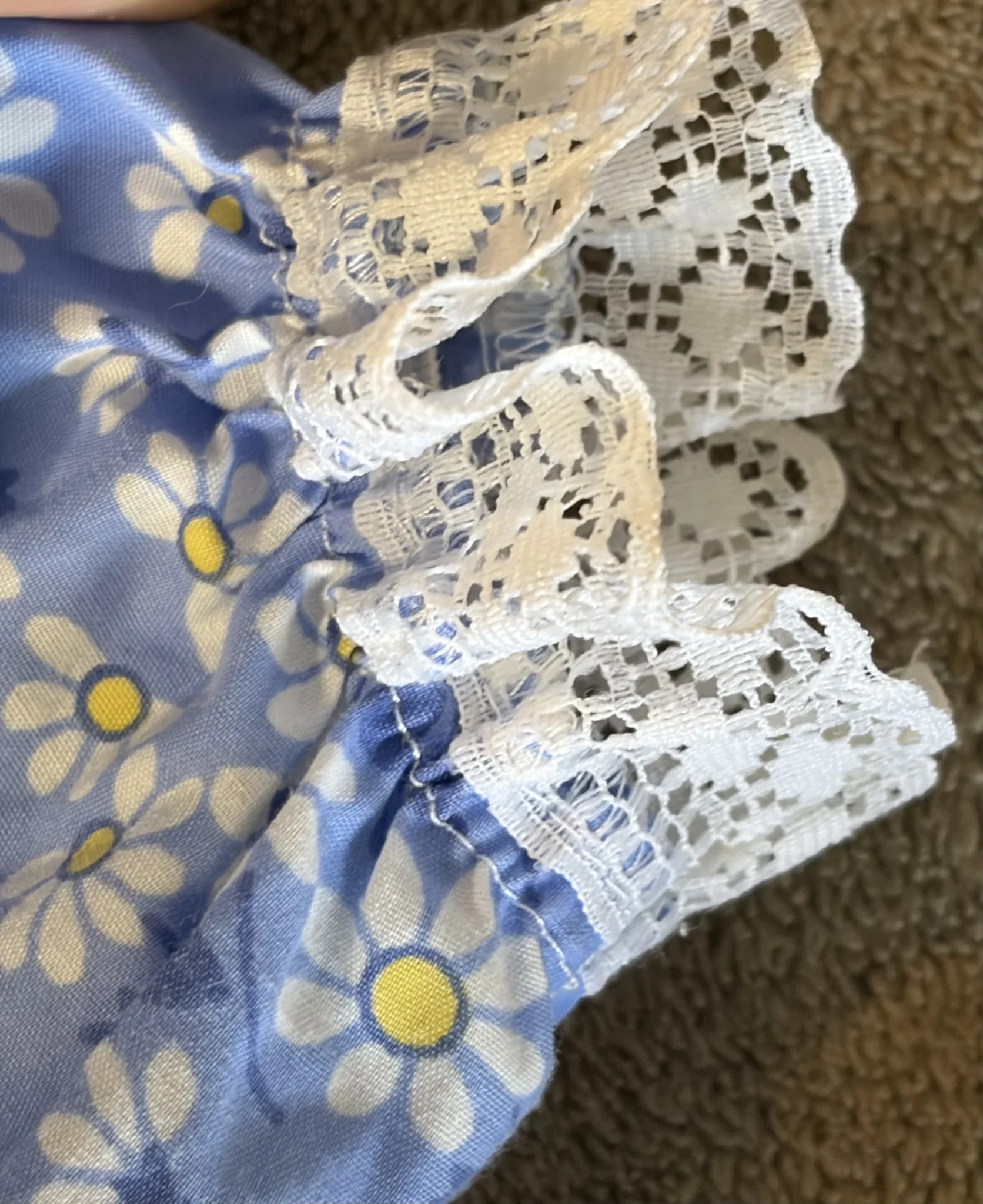 Image for Stunning Vintage Babydoll Dress – Cottagecore/Prairie Style (1970s–1980s)