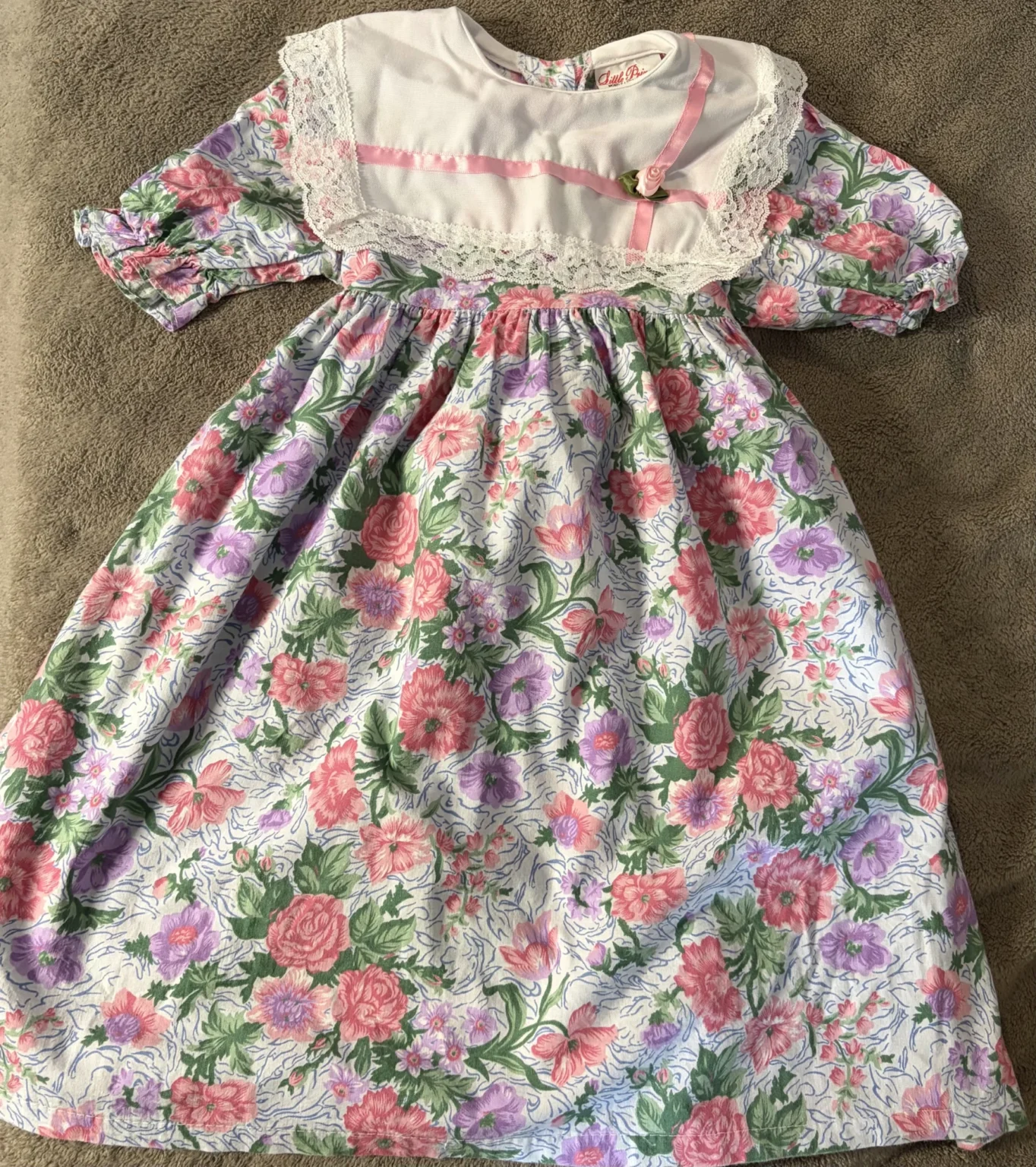Featured image for "Little Princess" Vintage Girls’ Dress – Made in Canada – Size 3T / 3 years