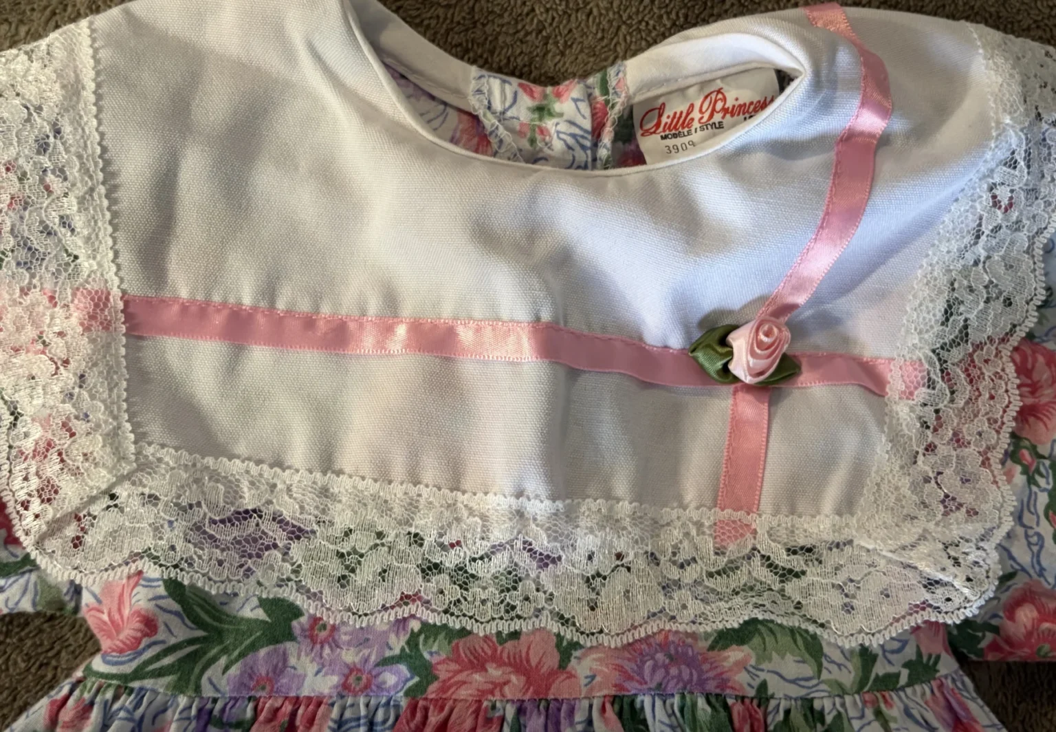 Image for "Little Princess" Vintage Girls’ Dress – Made in Canada – Size 3T / 3 years