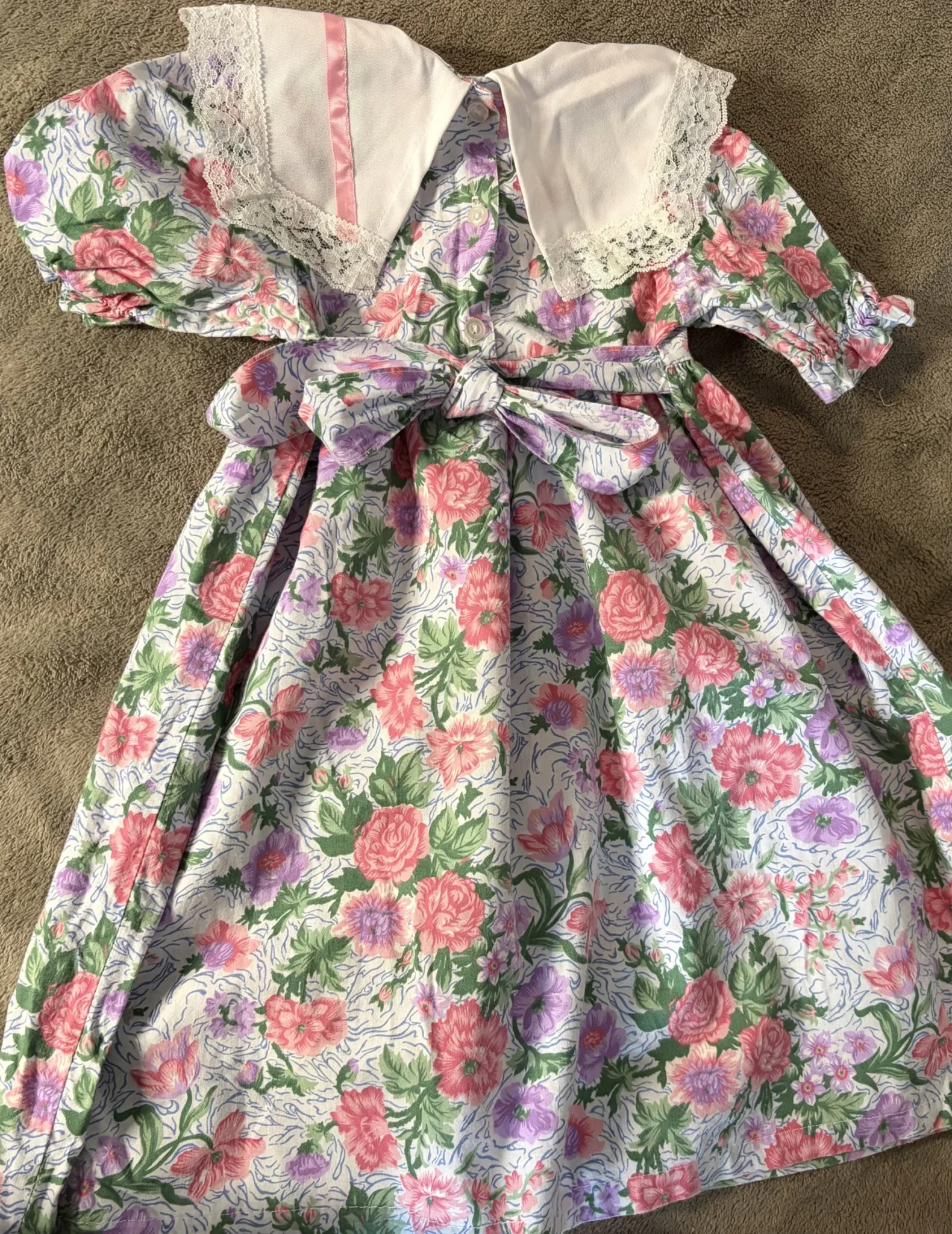 Image for "Little Princess" Vintage Girls’ Dress – Made in Canada – Size 3T / 3 years