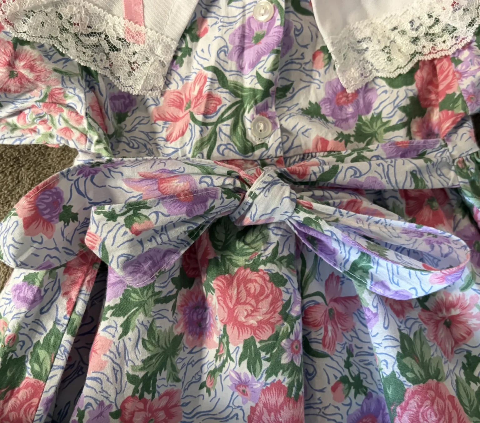 Image for "Little Princess" Vintage Girls’ Dress – Made in Canada – Size 3T / 3 years