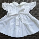 Thumbnail for Handmade vintage smocked dress ‘Tic Toc’ – Size 18 months (1½ years)