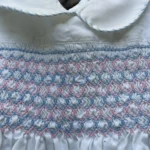 Thumbnail for Handmade vintage smocked dress ‘Tic Toc’ – Size 18 months (1½ years)