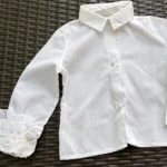 Featured thumbnail for Vintage formal shirt for babies (9–12 months) – Removable lace cuffs