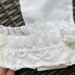 Thumbnail for Vintage formal shirt for babies (9–12 months) – Removable lace cuffs