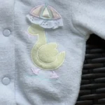 Thumbnail for Cradle Knit vintage baby hooded jacket | 3–6 months