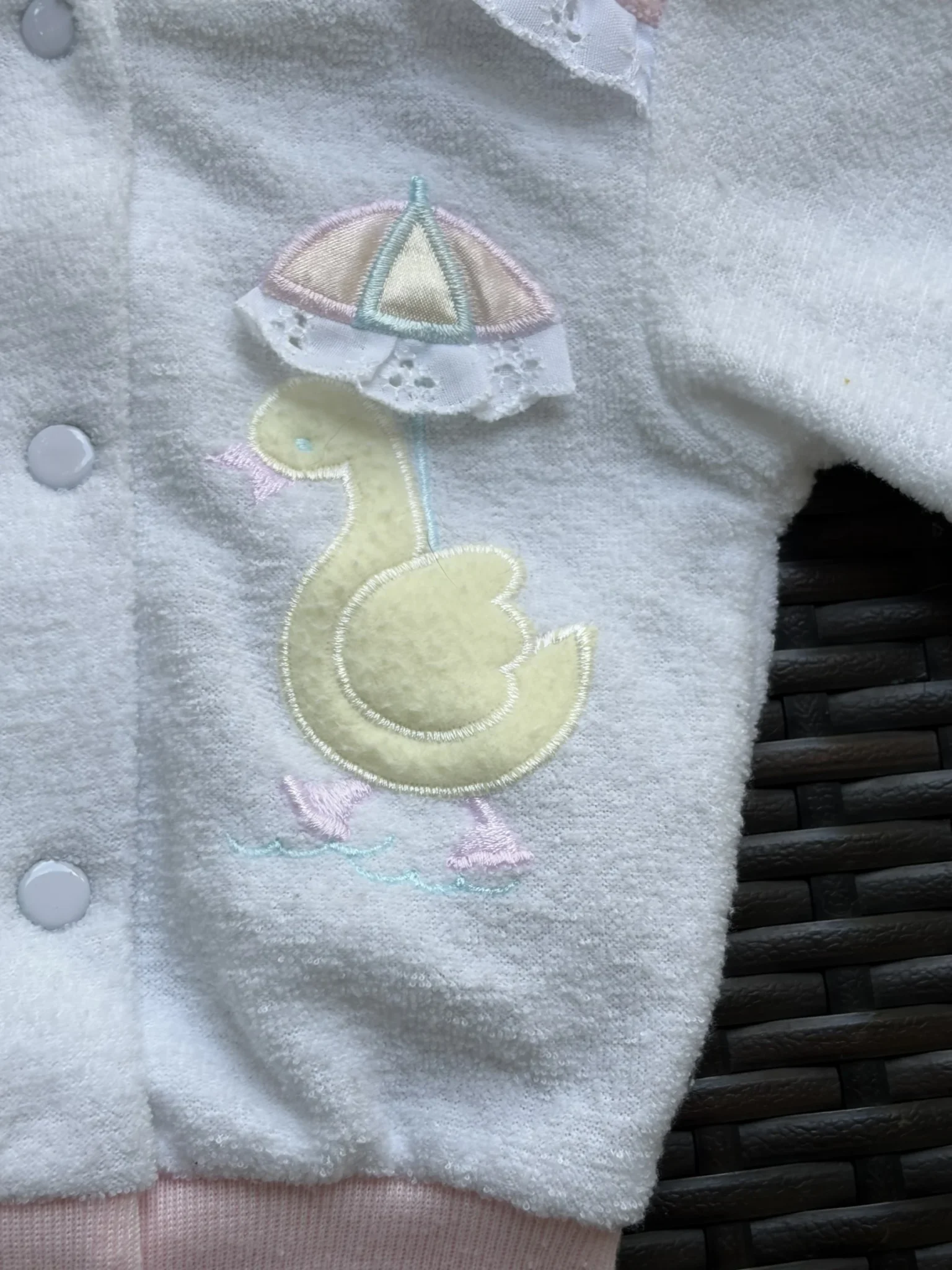 Image for Cradle Knit vintage baby hooded jacket | 3–6 months