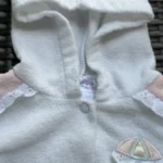 Thumbnail for Cradle Knit vintage baby hooded jacket | 3–6 months