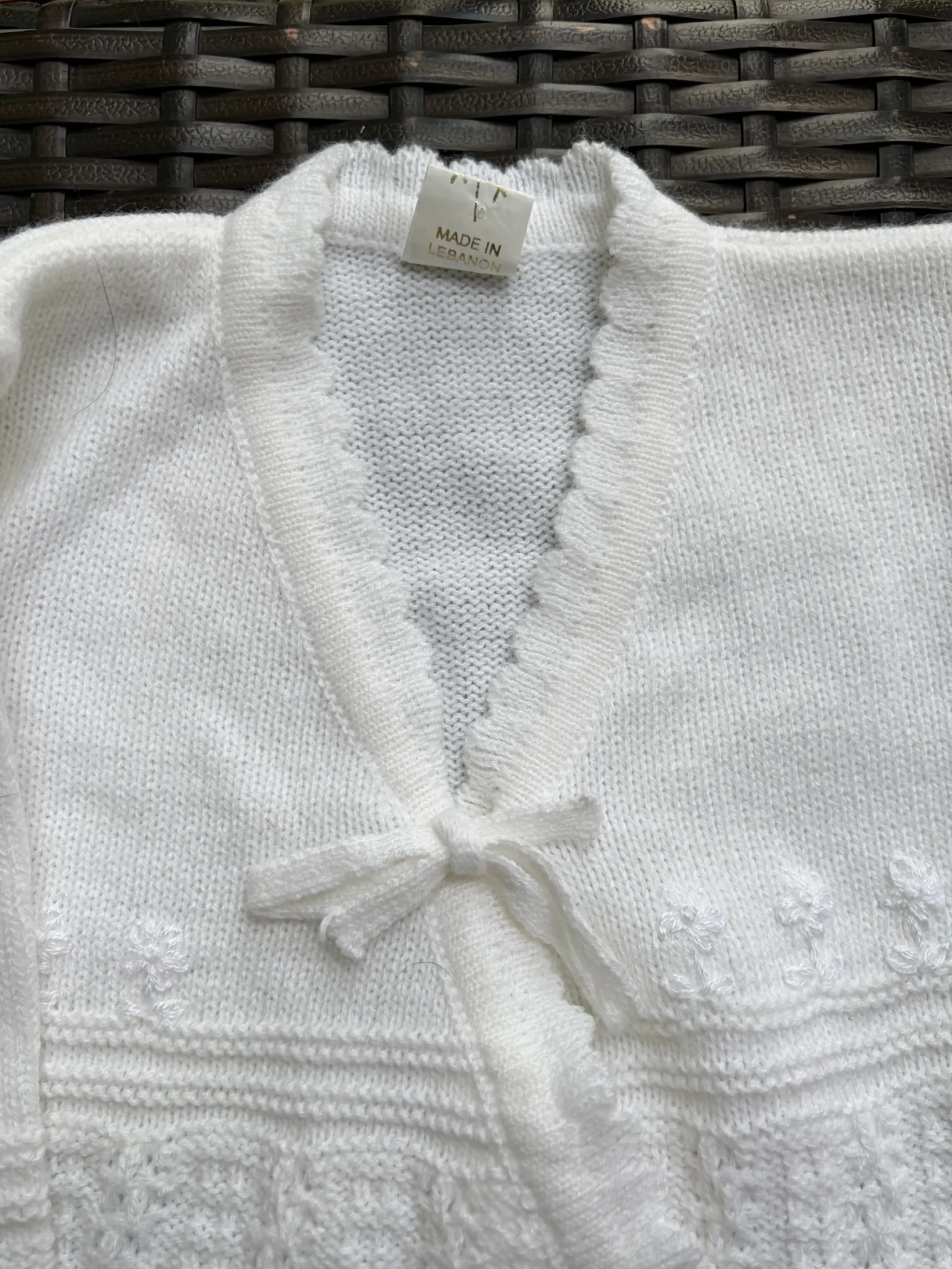 Image for Élysée Newborn Knitwear Set 🤍 Cardigan & Booties