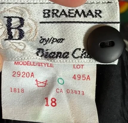 Image for Vintage Braemar pencil skirt by Diana Charles