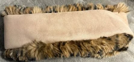 Image for Apparis faux fur ear-warmer headband – Leopard print (One size fits all)
