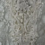Thumbnail for 1980s Vintage Lace and Beaded Wedding Dress – William S. (Made in Canada) – Size S / 4–6