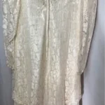 Thumbnail for 1980s Vintage Lace and Beaded Wedding Dress – William S. (Made in Canada) – Size S / 4–6