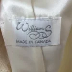 Thumbnail for 1980s Vintage Lace and Beaded Wedding Dress – William S. (Made in Canada) – Size S / 4–6
