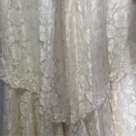 Thumbnail for 1980s Vintage Lace and Beaded Wedding Dress – William S. (Made in Canada) – Size S / 4–6