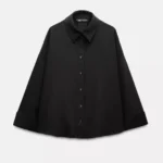 Thumbnail for Zara loose-fitting shirt – XS – Black