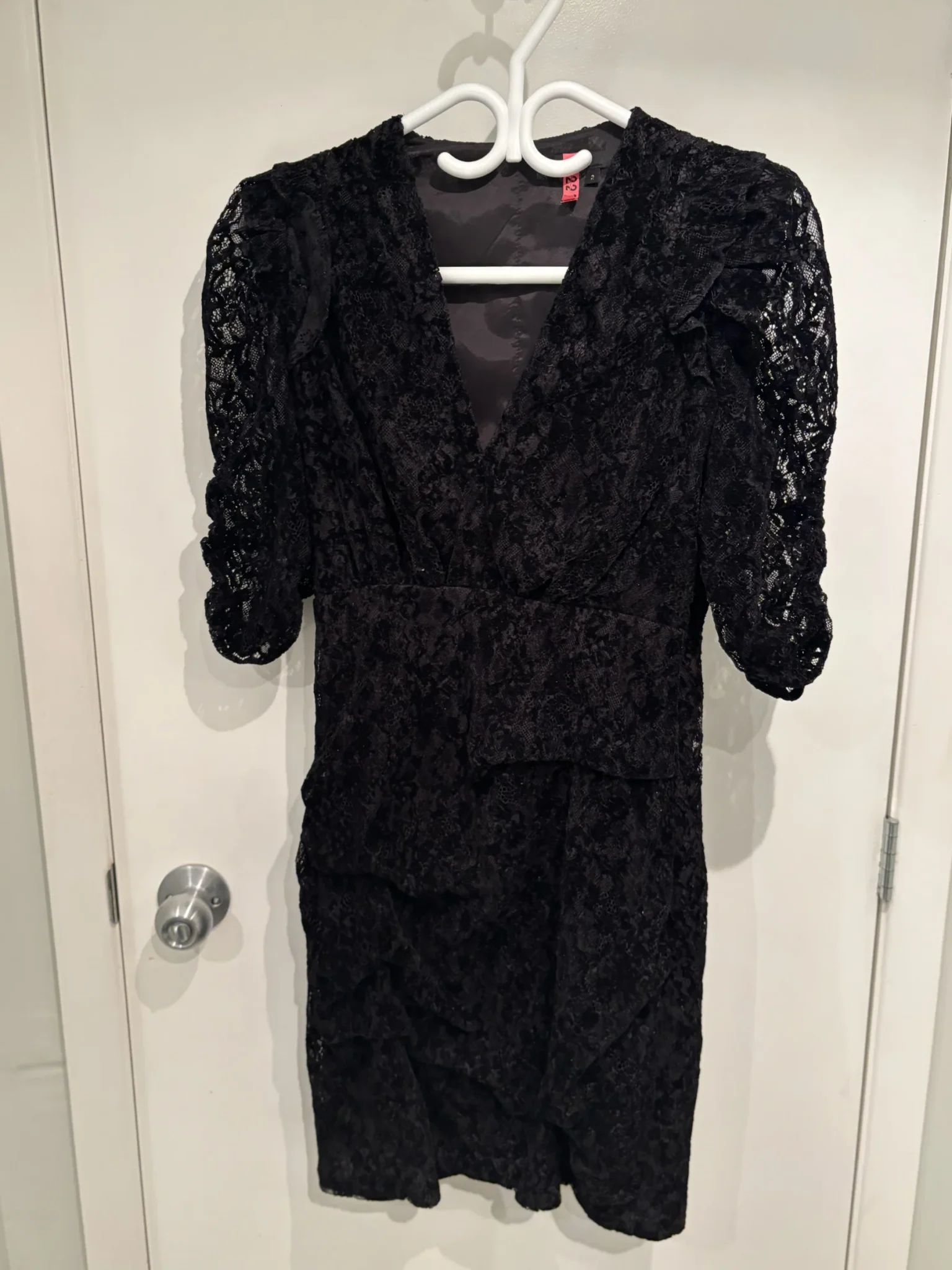 Featured image for Black Maje evening dress