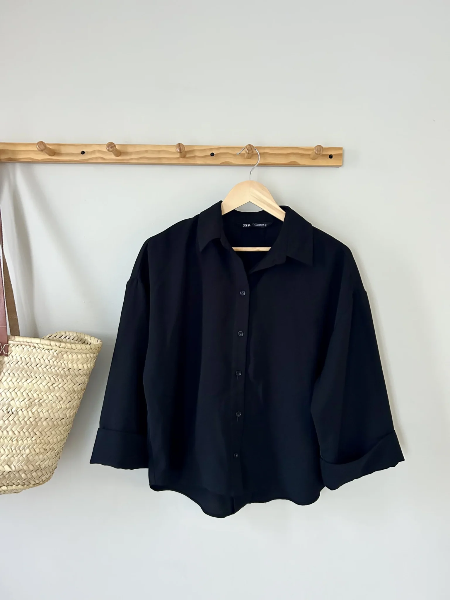Image for Chemise ample Zara - XS - Noir