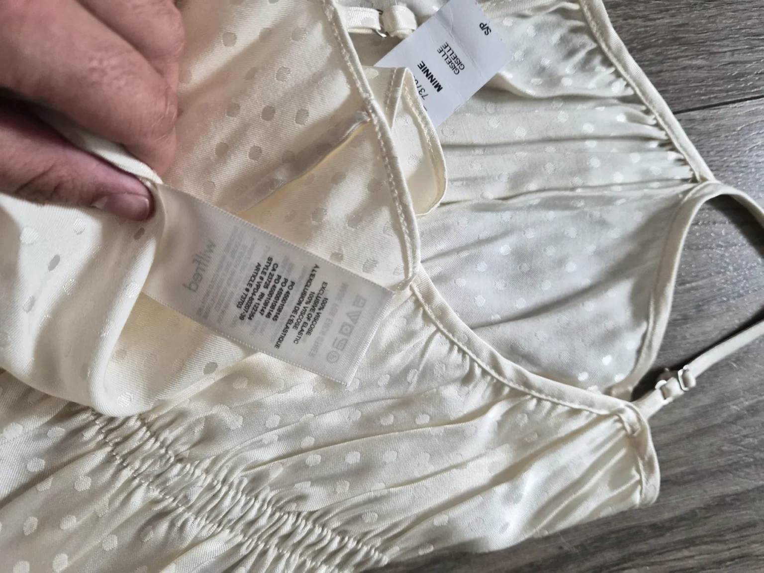 Image for Satin baby-dool dress
