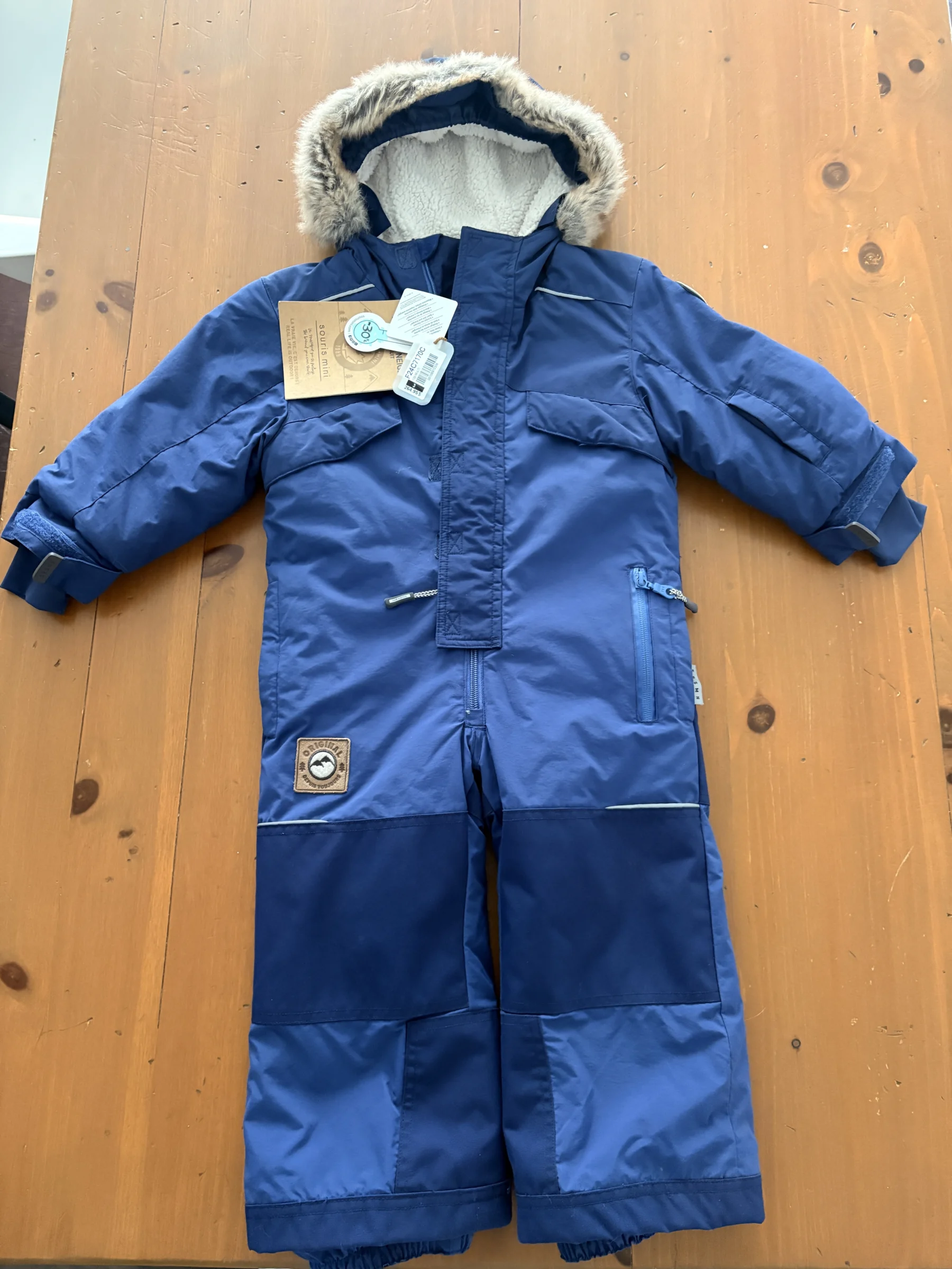 New Souris mini snowsuit for 3-year-olds Souris Mini seconde main