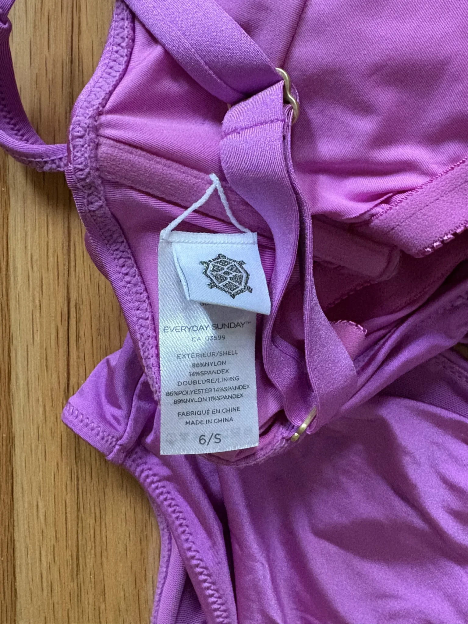 Image for "Everyday Sunday" one-piece swimsuit, size Small
