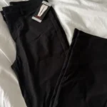Featured thumbnail for Black straight-leg trousers