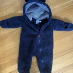Featured thumbnail for 3-month-old baby fleece bear onesie