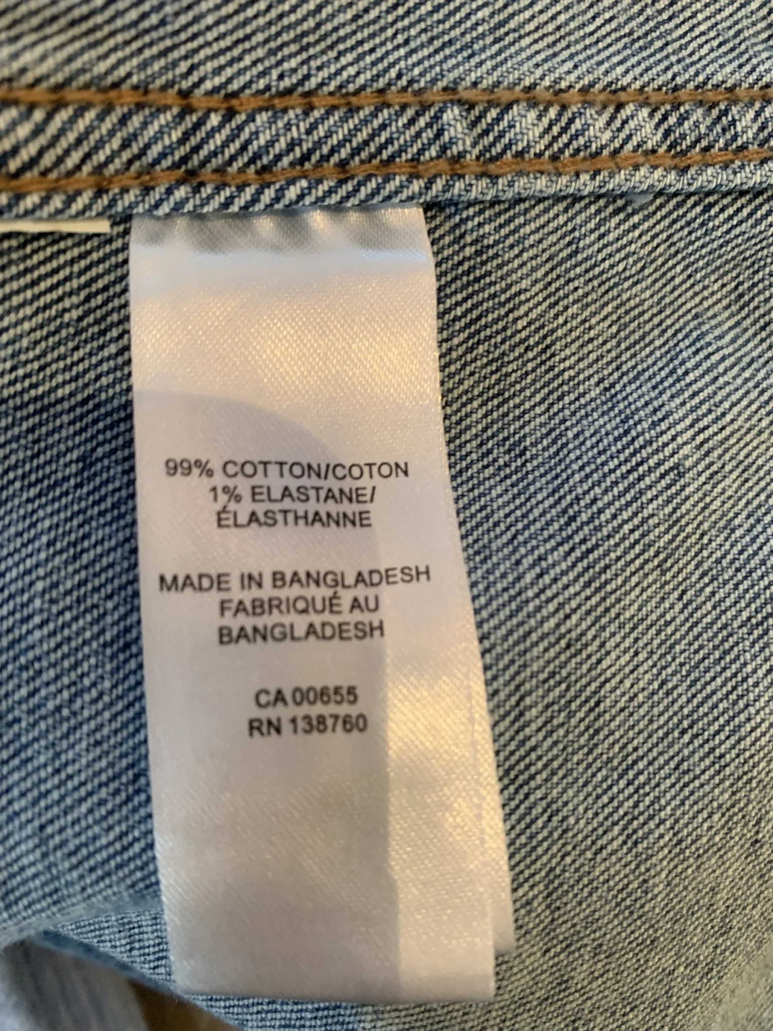 Image for Trucker denim jacket