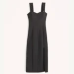 Featured thumbnail for Black mid-length evening dress – XS – Abercrombie & Fitch