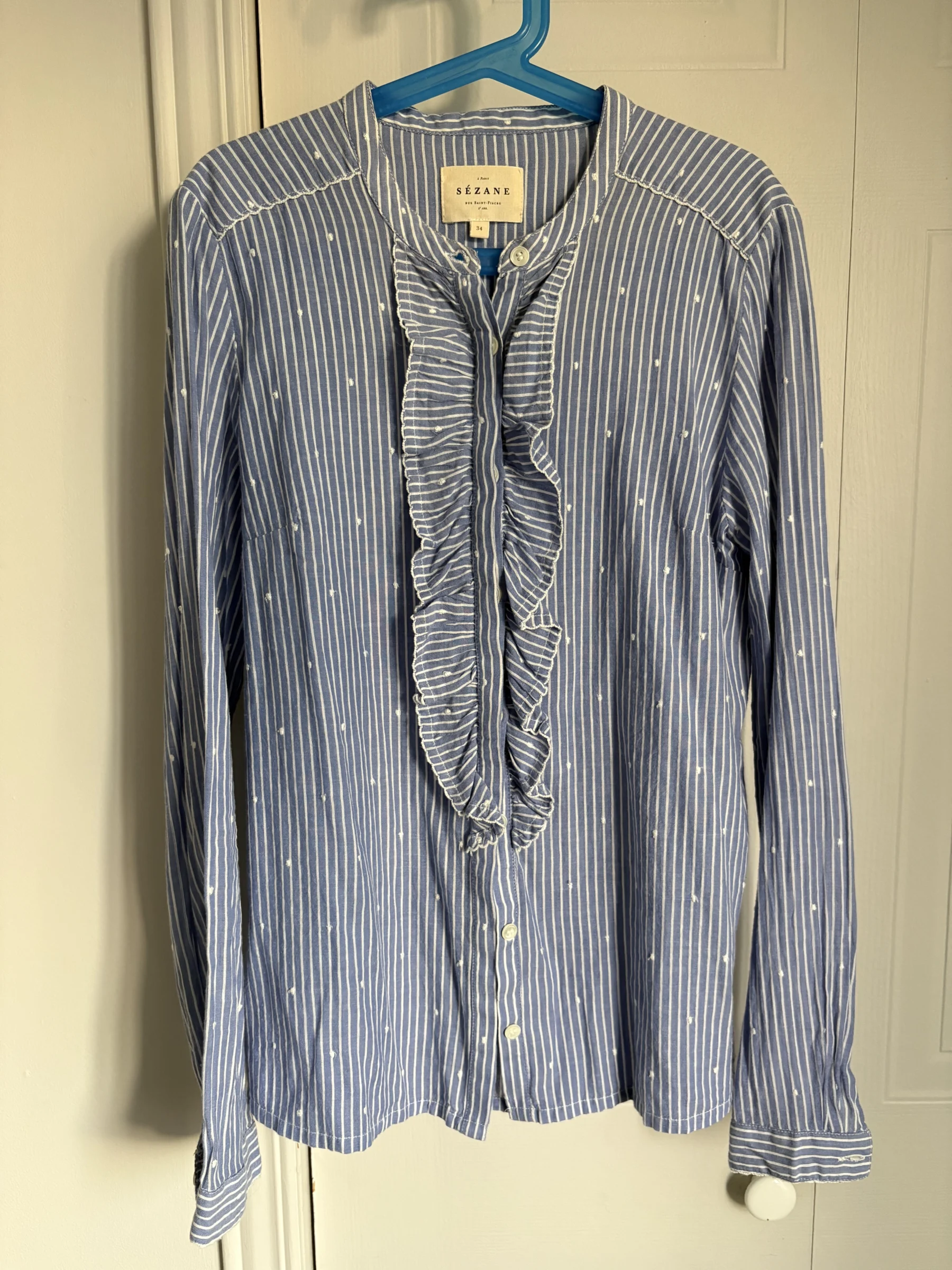 Romantic blouse Sézane seconde main