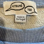 Thumbnail for Crewneck Kitsuné Parisien Bleu ciel