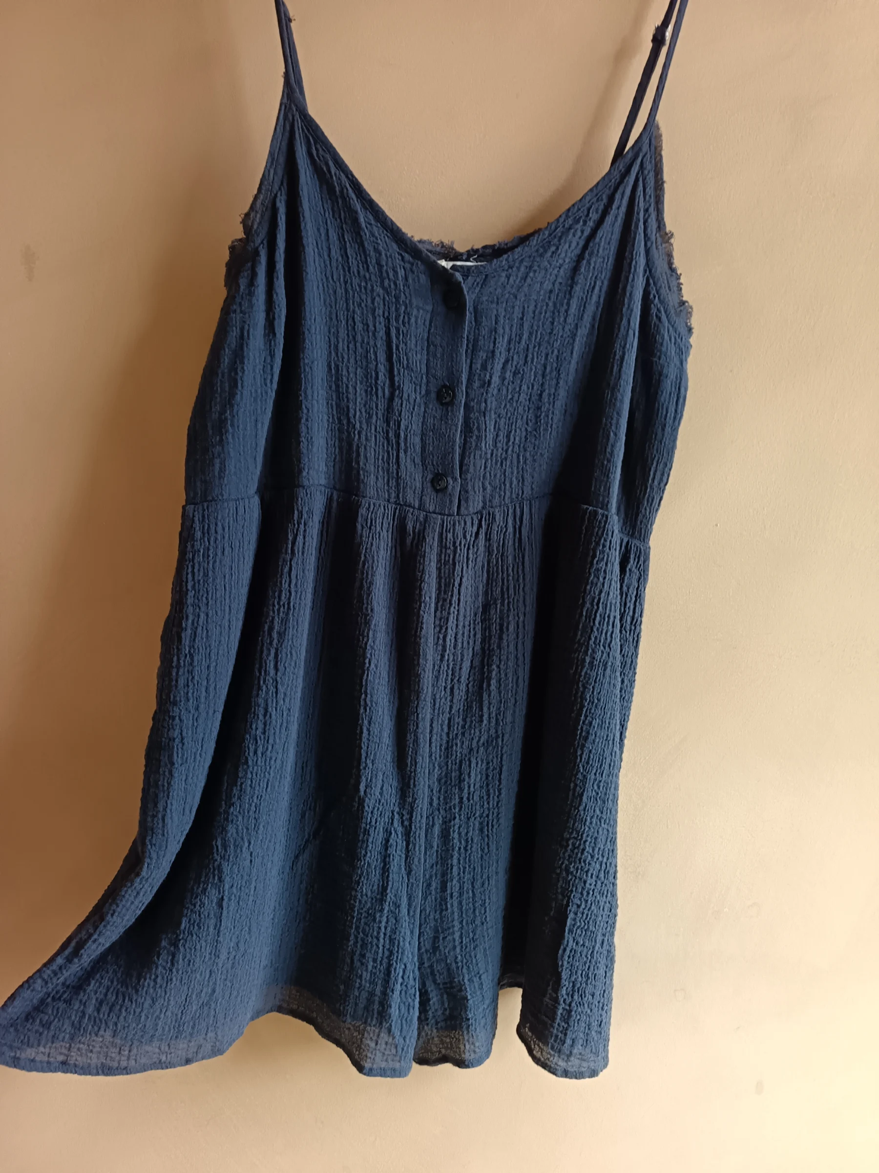 American Vintage navy blue playsuit American Vintage seconde main