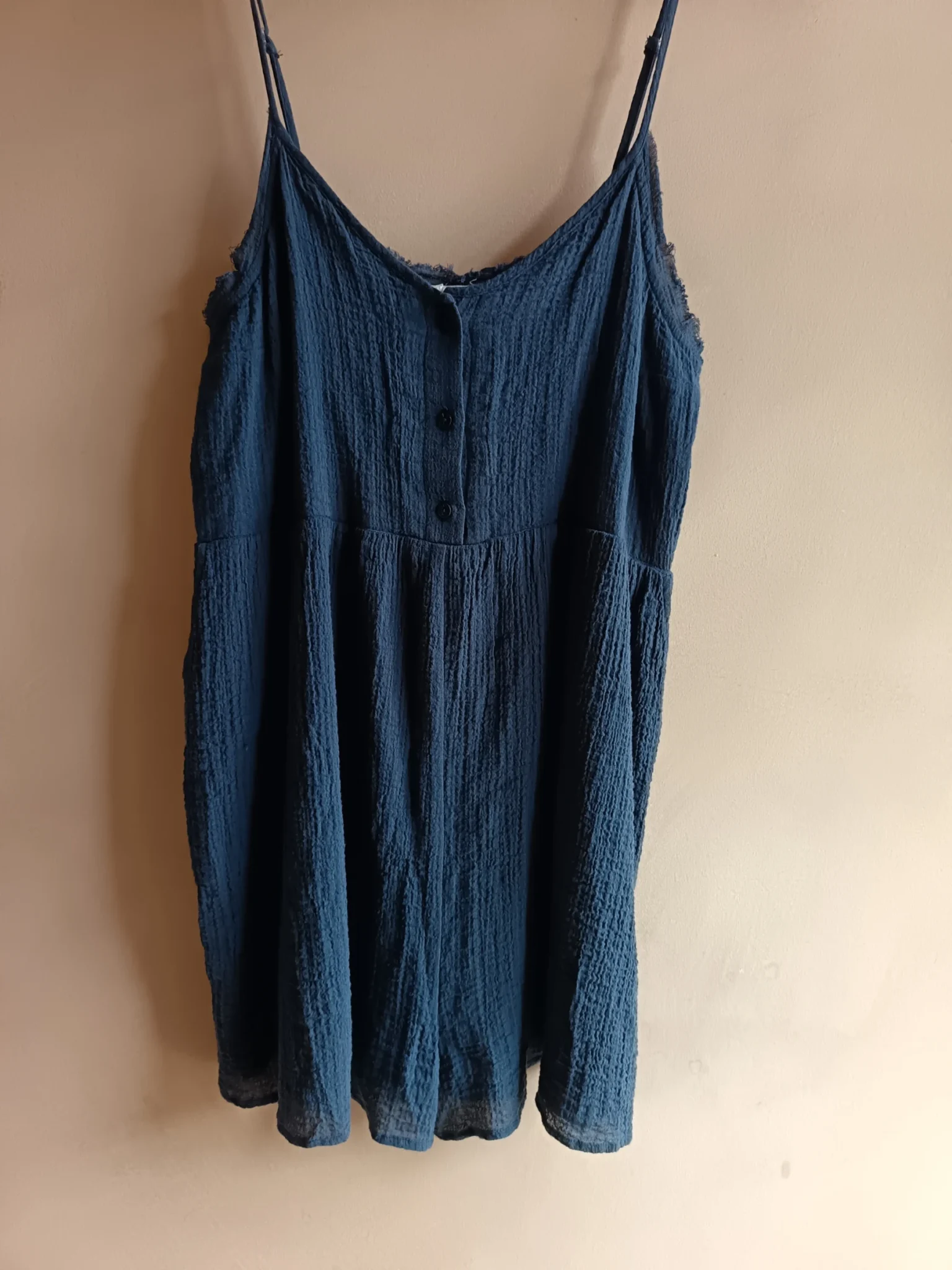 Image for American Vintage navy blue playsuit
