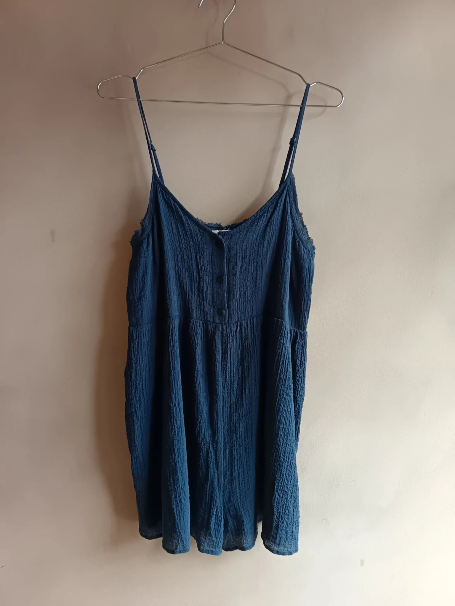 Image for American Vintage navy blue playsuit