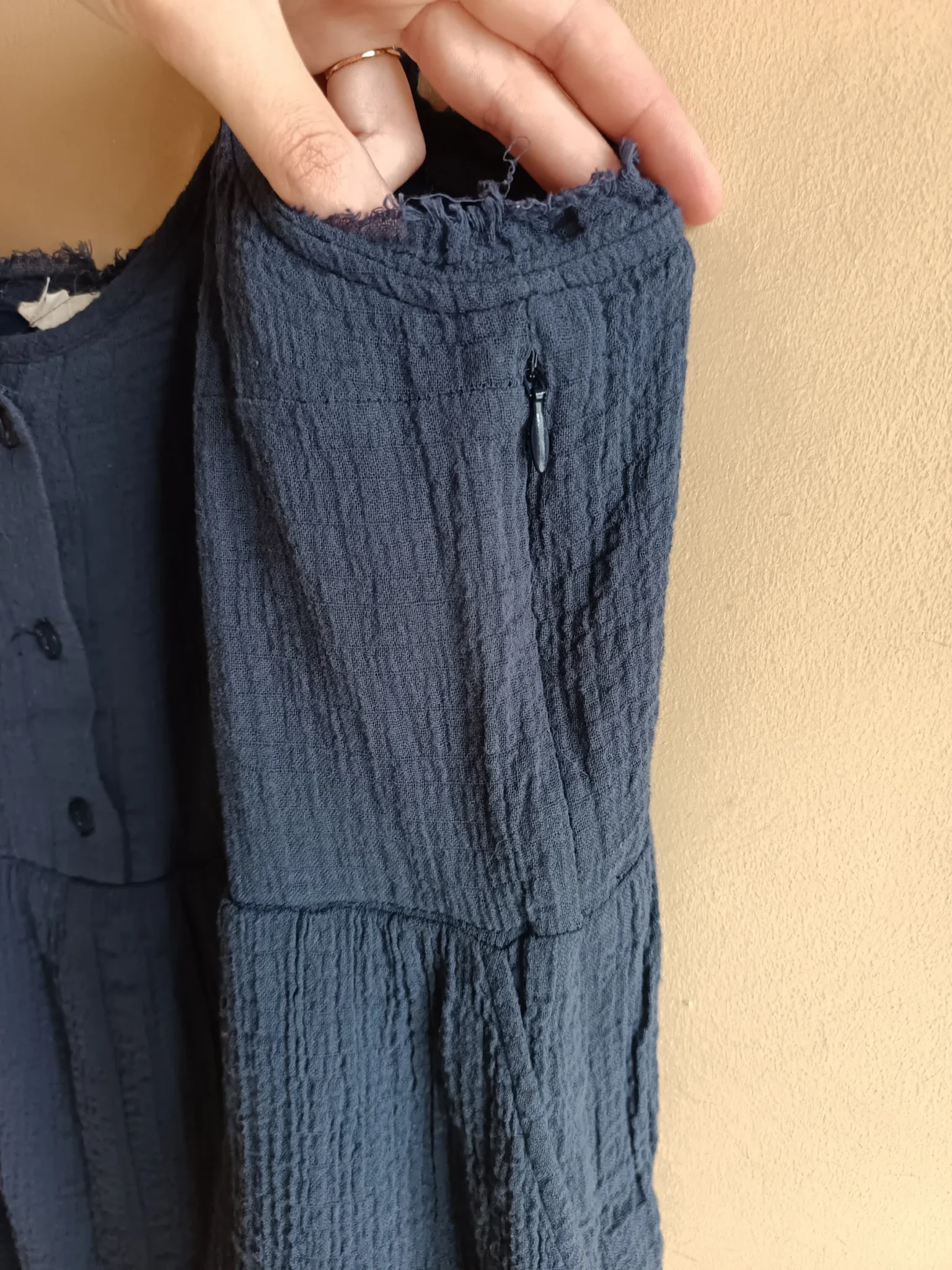 Image for American Vintage navy blue playsuit