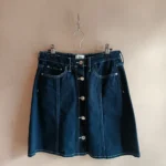 Featured thumbnail for River Island button-up denim mini skirt