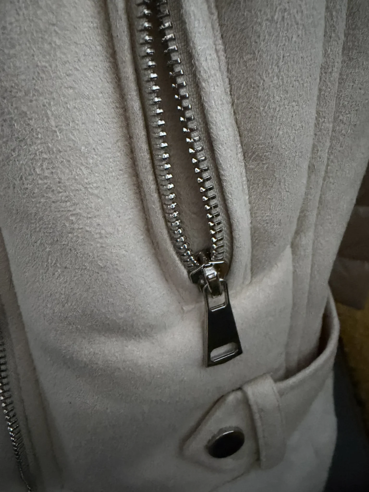 Image for faux satin aviator jacket