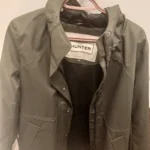 Thumbnail for Hunter khaki green raincoat, size Large, new
