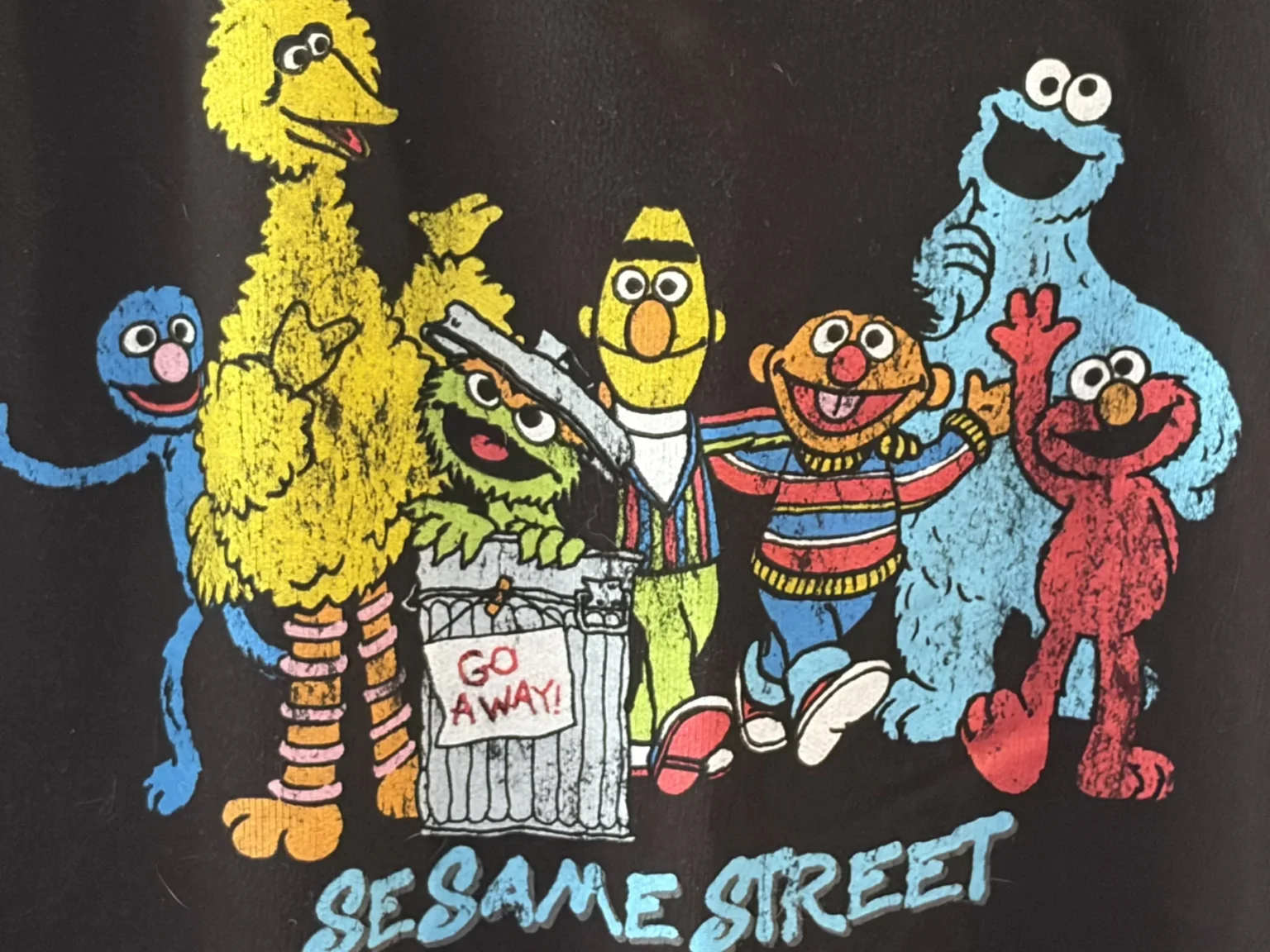 Image for Vintage Sesame Street Sweatshirt – Size L