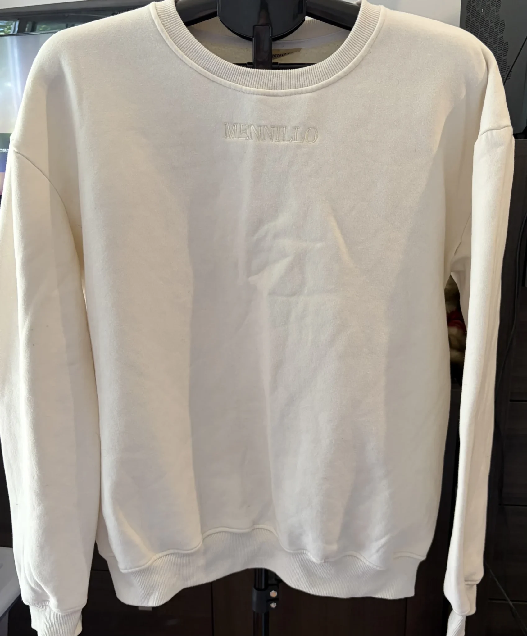 Featured image for Crewneck crème brodé Mennillo - G / L