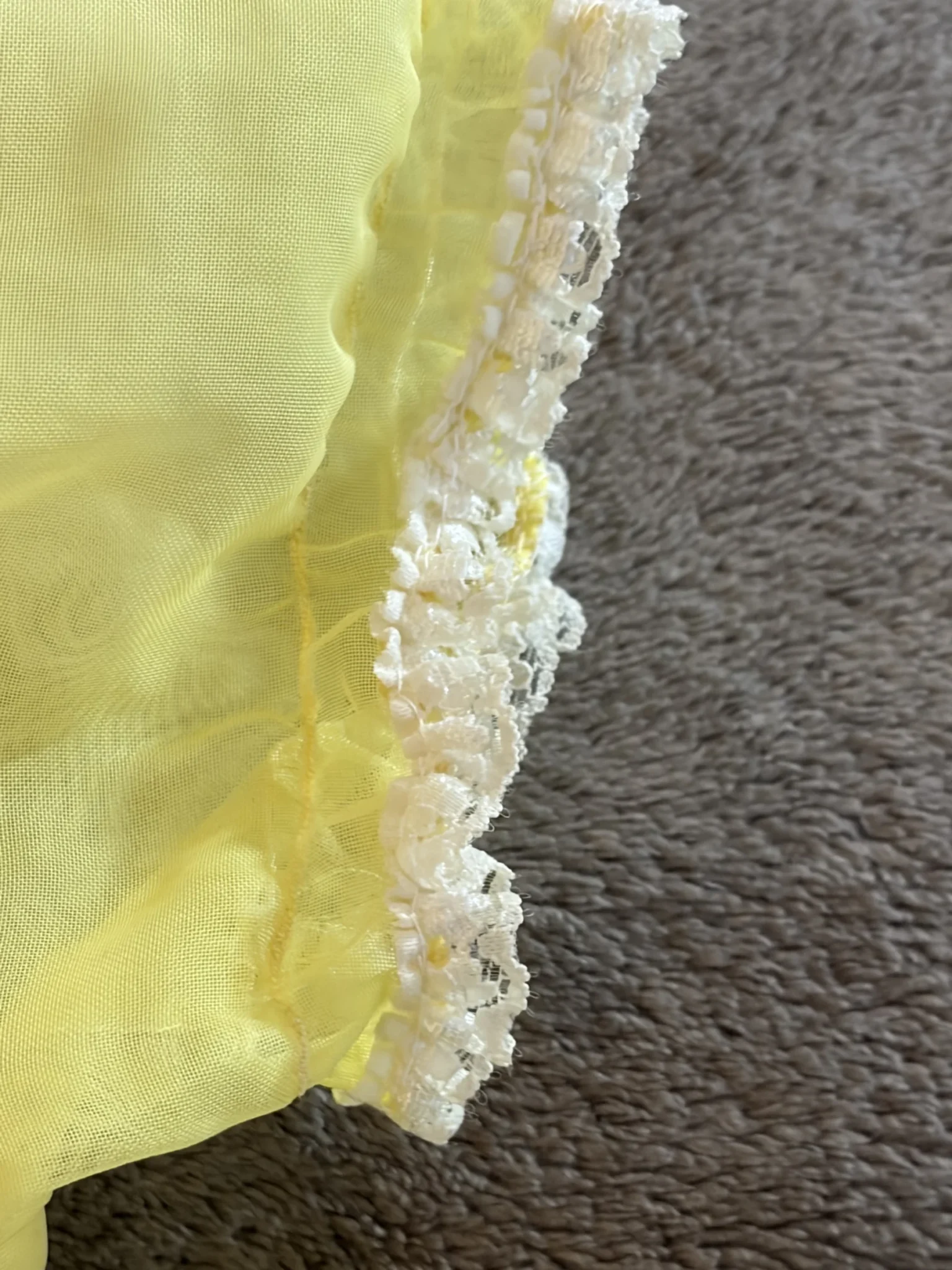 Image for Vintage Girls’ Dress from the 60s/70s in Yellow and Fuchsia – Size 18–24 months / 2T