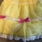 Thumbnail for Vintage Girls’ Dress from the 60s/70s in Yellow and Fuchsia – Size 18–24 months / 2T