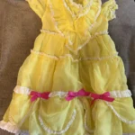 Thumbnail for Vintage Girls’ Dress from the 60s/70s in Yellow and Fuchsia – Size 18–24 months / 2T