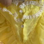 Thumbnail for Vintage Girls’ Dress from the 60s/70s in Yellow and Fuchsia – Size 18–24 months / 2T